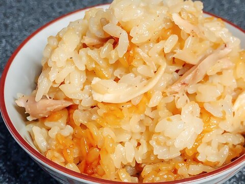 ケンタッキーのオリジナルチキンで!炊き込みごはん♪